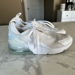 Nike White Air Max 270 Sneakers